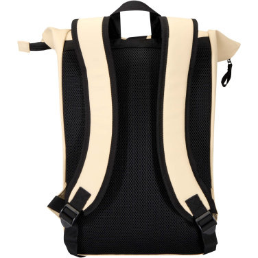 Logotrade Werbeartikel das Foto: Resi Plus 15" GRS-recycelter Rolltop Rucksack 18 L