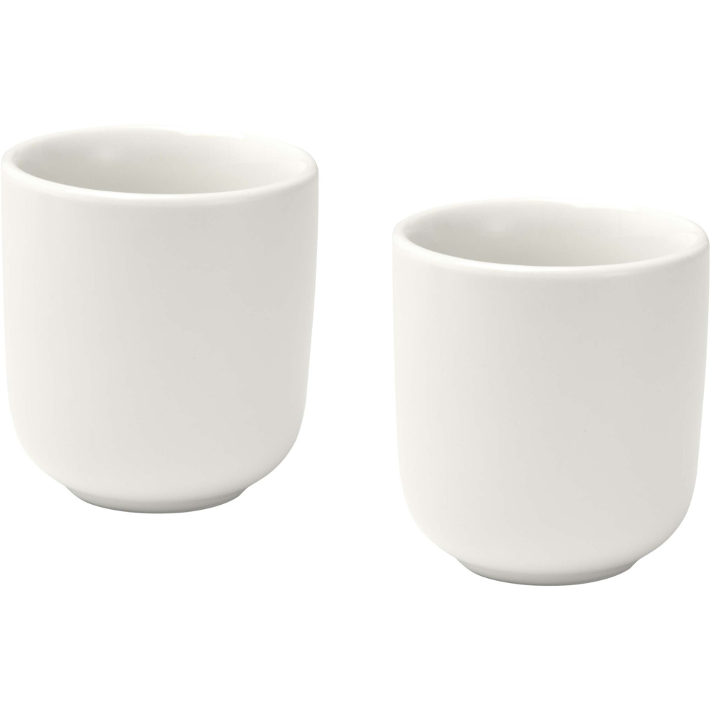Logotrade Firmengeschenke das Foto: Male 90 ml Keramik Espressotassen – 2er Set