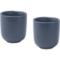 Male 90 ml Keramik Espressotassen – 2er Set, Hale Blue