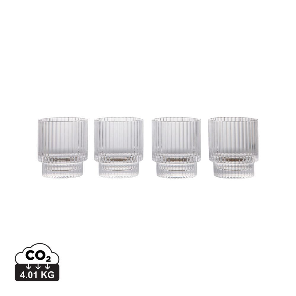 Logotrade Werbegeschenke das Foto: VINGA York Tumbler, 4-tlg. Set