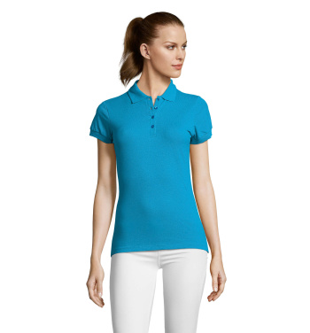 Logotrade Firmengeschenke das Foto: PASSION DAMEN POLO 170g