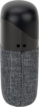 Logotrade Werbegeschenke das Foto: Bluetooth-Lautsprecher HF01 mit integrierten Ohrhörern 2 in 1