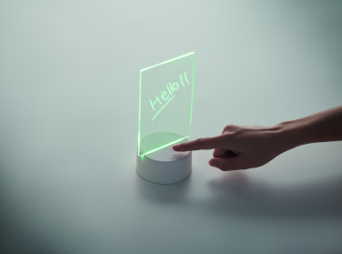 Logotrade Firmengeschenke das Foto: Memoboard mit LED-Beleuchtung