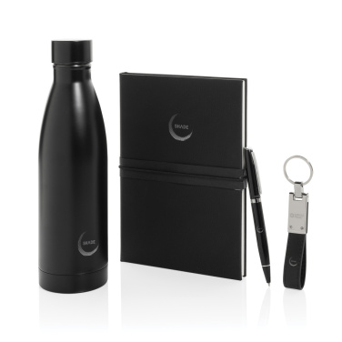 Logotrade Werbeartikel das Foto: Swiss Peak RCS Deluxe Business-Set mit Flasche