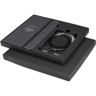 Logotrade Werbegeschenke das Foto: Kern A6 Hardcover Notizbuch und MagSafe Wallet Set