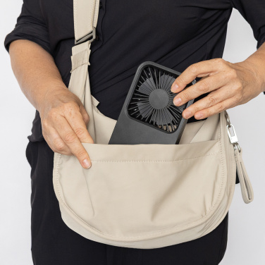 Logotrade Logogeschenke das Foto: Aervina wiederaufladbarer Tischventilator aus RCS rec. ABS