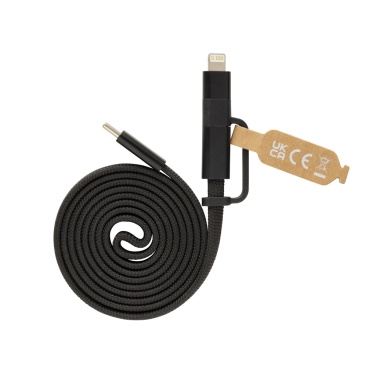 Logotrade Geschäftsgeschenke das Foto: Arc ultradünnes 60W 2-in-1 Magnetkabel
