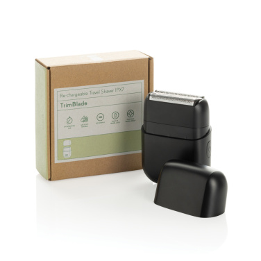 Logotrade Firmengeschenke das Foto: TrimBlade wiederaufladbarer IPX7 Reise-Rasierer