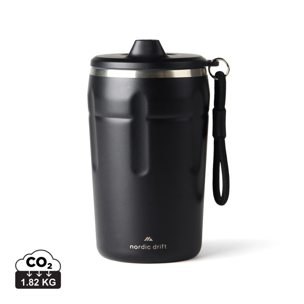 Logotrade Logogeschenke das Foto: Nordic Drift Trail verschließbarer RCS Mug 350ml