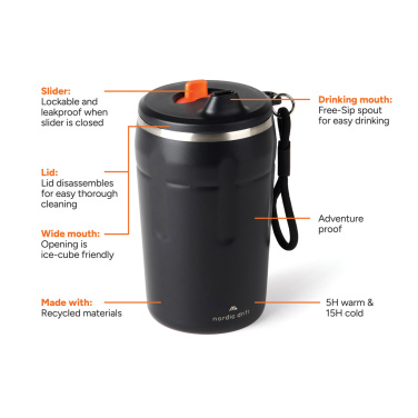 Logotrade Werbegeschenke das Foto: Nordic Drift Trail verschließbarer RCS Mug 350ml