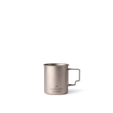 Logotrade Geschäftsgeschenke das Foto: Nordic Drift Trail Ultraleichte Titan-Becher 450ml