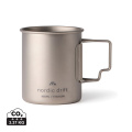 Nordic Drift Trail Ultraleichte Titan-Becher 450ml, Silber