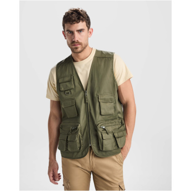 Logotrade Geschäftsgeschenke das Foto: Venera Arbeitsweste mit V-Ausschnitt und mehreren Taschen, 200 g/m2