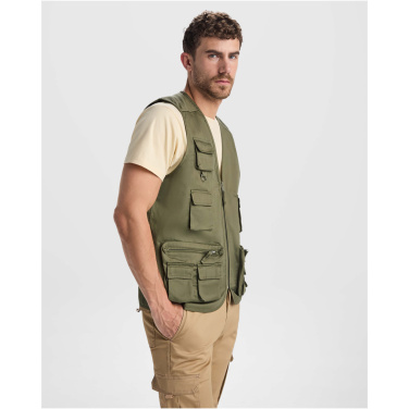 Logotrade Geschäftsgeschenke das Foto: Venera Arbeitsweste mit V-Ausschnitt und mehreren Taschen, 200 g/m2