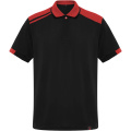 Samurai Kurzärmeliges Poloshirt mit antibakterieller Wirkung, 160 g/m2, unisex , Schwarz / Rot