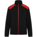 Terrano Mikrofleecejacke, unisex, Schwarz / Rot