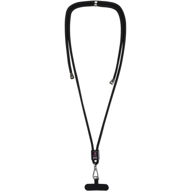 Logotrade Geschäftsgeschenke das Foto: Vega verstellbares, recyceltes Smartphone Lanyard