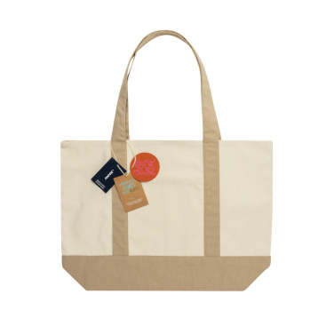Logotrade Werbeartikel das Foto: SHOP LOCAL AWARE™ Tasche aus recycelter Baumwolle, 350g/m²