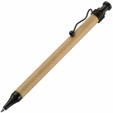 Logotrade promotional item picture of: Cardboard ball pen 'Cramlington', black