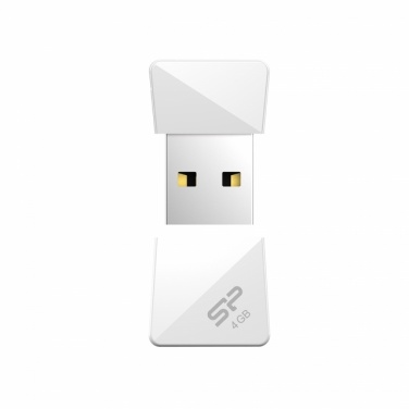 Logo trade promotional products picture of: USB stick Silicon Power T08  16GB color white