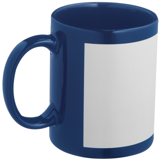 Logotrade advertising product image of: Ceramic sublimation mug Montevideo, blue