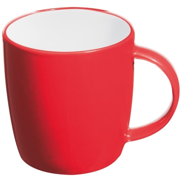 Logo trade promotional product photo of: Ceramic mug Martinez, red