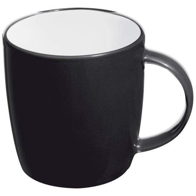 Logotrade advertising product image of: Ceramic mug Martinez, black