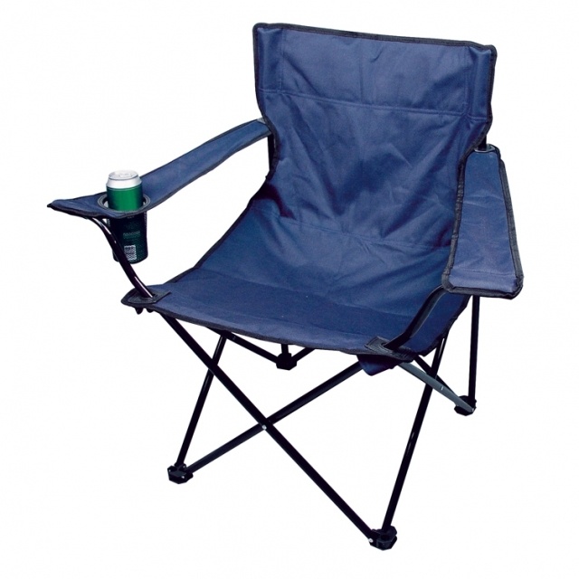 Logotrade promotional items photo of: Foldable chair 'Yosemite'  color navy