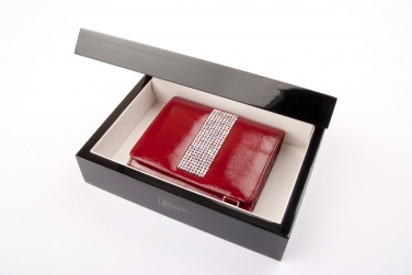 Logo trade corporate gift photo of: Ladies wallet with Swarovski crystals CV 120