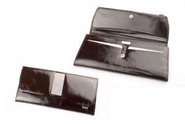 Logo trade promotional giveaways image of: Ladies wallet with Swarovski crystals CV 160