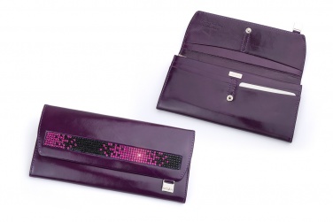 Logo trade promotional items image of: Ladies wallet with Swarovski crystals DV 160