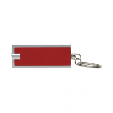 Logotrade business gifts photo of: Plastic key ring 'Bath'  color red