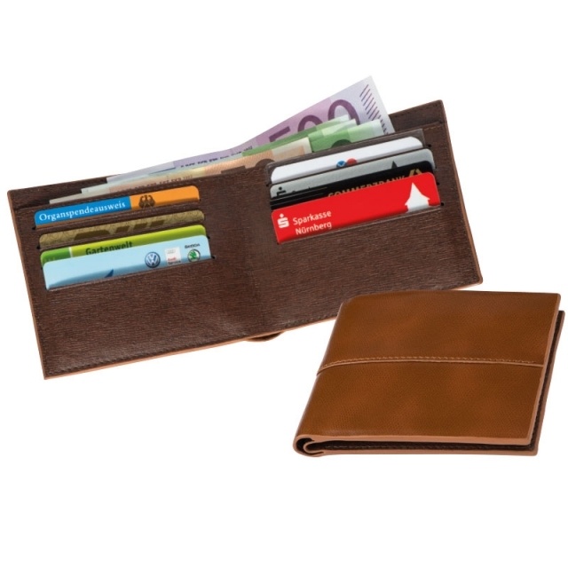 Logotrade business gifts photo of: Mens wallet Glendale, brown