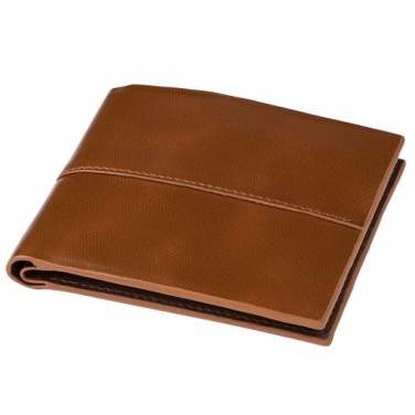 Logo trade business gifts image of: Mens wallet Glendale, brown