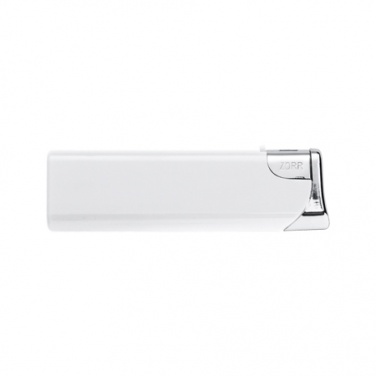 Logo trade promotional items picture of: Electronic lighter 'Knoxville'  color white