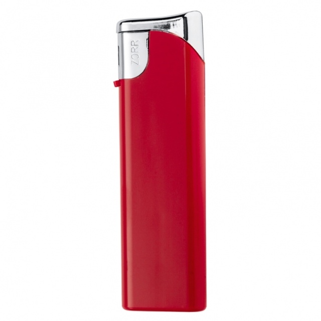 Logo trade promotional items picture of: Electronic lighter 'Knoxville'  color red