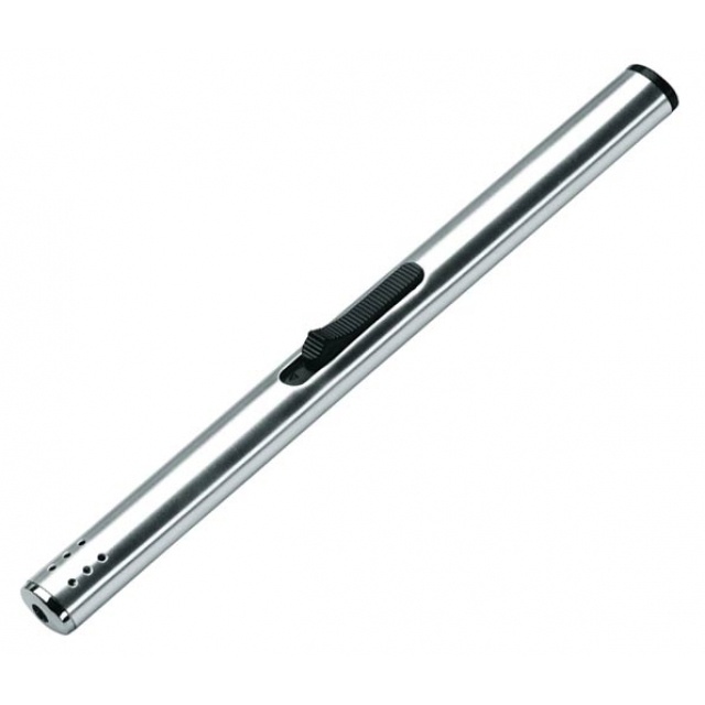 Logotrade corporate gift image of: Metal pole lighter 'Brisbane', grey