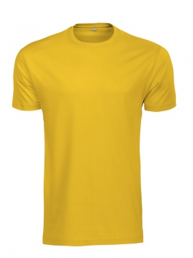 Logo trade corporate gift photo of: T-shirt Rock T yellow