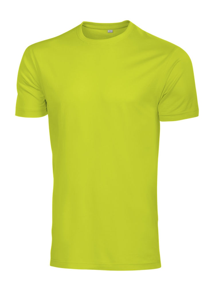 Logo trade promotional merchandise picture of: T-shirt Rock T lime