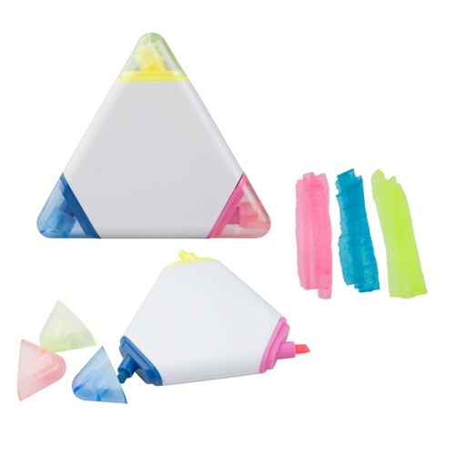 Logo trade business gifts image of: Highlighter, triangular