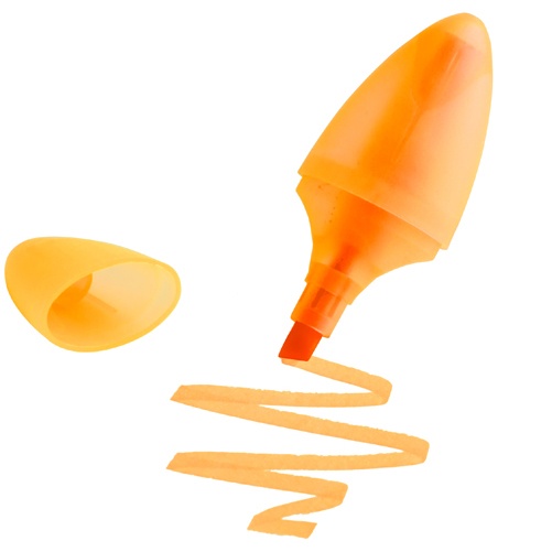 Logotrade promotional item image of: Highlighter, orange