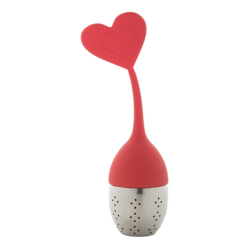 Logo trade promotional giveaways picture of: Tea infuser Hearth, red