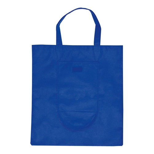 Logo trade corporate gifts image of: Foldable shopping bag, blue