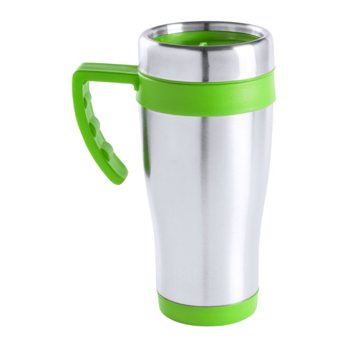 Logo trade promotional giveaway photo of: thermo mug AP781216-07 green