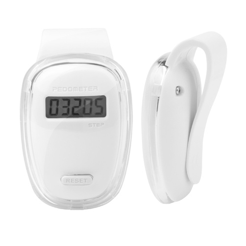 Logotrade advertising products photo of: pedometer AP741989-01 white