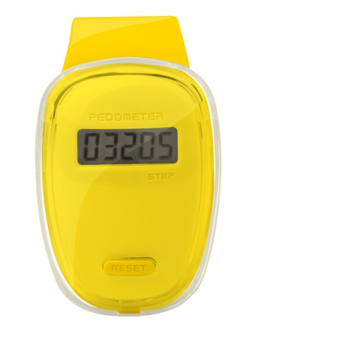 Logotrade advertising products photo of: pedometer yellow