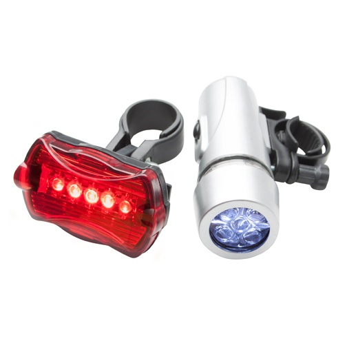 Logo trade promotional giveaways image of: bicycle light set AP809467