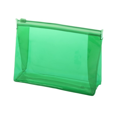 Logo trade promotional giveaways picture of: cosmetic bag AP781081-07 green