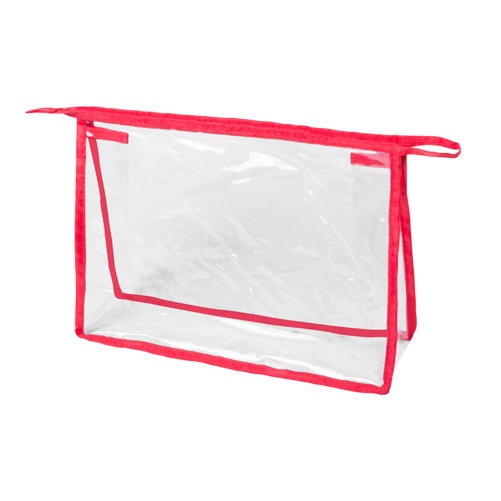 Logotrade promotional item image of: cosmetic bag AP741776-05 red