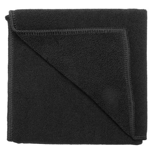 Logo trade promotional item photo of: Microfiber towel Kotto, black